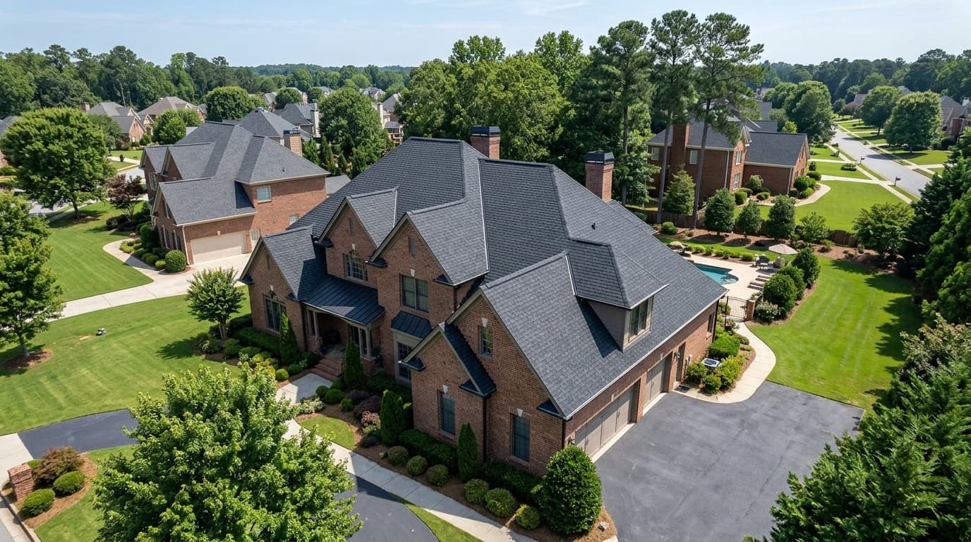 Roofing & Storm Restoration professional serving a local home in Lawrenceville, GA