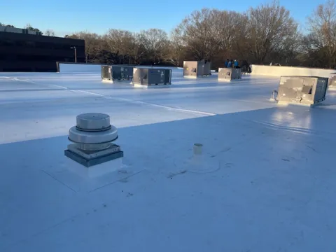 Photo from Premier Assets Portfolio, LLC's Google review: 18,000+ sq ft commercial TPO roof